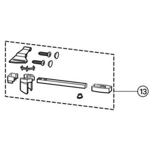 Huppe 1002, 054225 muurbevestiging *niet meer leverbaar*