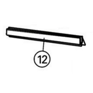 Huppe 1002, 054869 afvoerprofiel voor schuifdeur