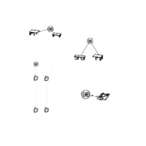 Huppe Alpha 2 - Classics 2 - X1 Flex, 042668 Satz Abdeckkappen und Montagezubehör