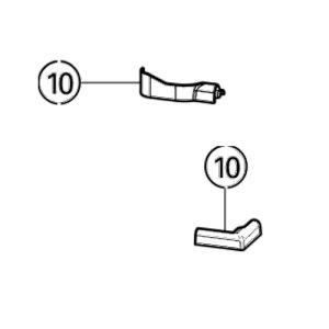 Huppe Design pure, 025163 waterkering, eindkappen