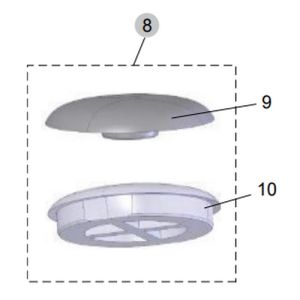 Ideal Standard Connect Air - Tesi TV04967 buffers rond