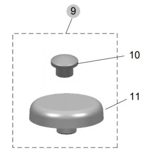 Ideal Standard Mia dun T623901 buffers rond