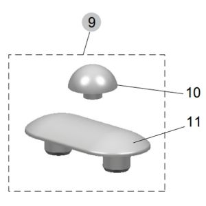 Ideal Standard Moments K801901 buffers rond en ovaal *niet meer leverbaar*
