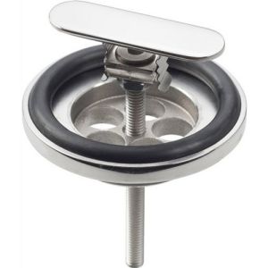 Clou CL1060300040 Ablaufstopfen und Siphonanschluss für Flush und First Handwaschbecken Edelstahl poliert