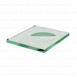 Clou CL10609001 Ersatzglasplatte für Quadria Seifenschale Klarglas