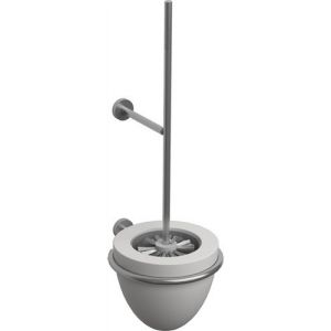 Clou Slim CL090304241 Toilettenbürste Garnitur Wand gebürstetem Edelstahl