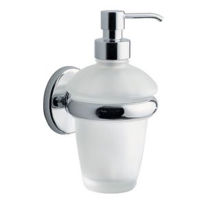 Inda Colorella A2367ACR21 soap dispenser satin glass/ chrome