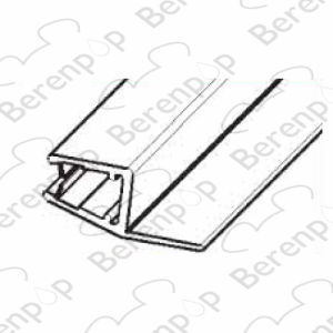 Inda Drehtür Electra 7000 RBGVS1500 dichtes Profil für mit festem Element für Nische, links, 200cm