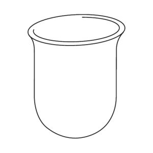 Inda Export - Hotellerie R05140 Polypropylene tray for toilet brush holder