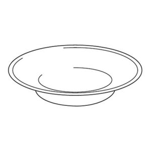 Inda Forum R76110 Seifenschale satiniertes Glas