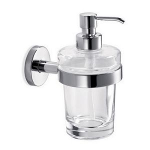 Inda Gealuna A10120CR03 soap dispenser transparent clear glass/ chrome