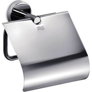 Inda Gealuna A10260CR toilet roll holder with flap chrome