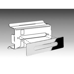 Inda Hotellerie A04250CR Papiertuchbox für Waschbecken vertieftes Chrom