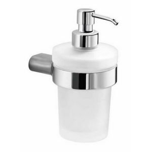 Inda Mito A20120CR21 soap dispenser satin glass/ chrome