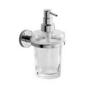 Inda One A24120CR03 soap dispenser transparent clear glass/ chrome