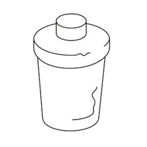 Inda One - Gealuna R46670001 bottle for soap dispenser extra clear transparent glass