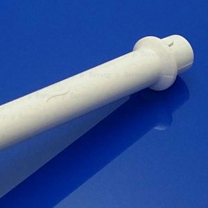 Inda RV0140001 borstelkop wit met halve steel voor toiletborstel