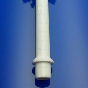 Inda RV114A002 borstelkop wit met halve steel voor toiletborstel