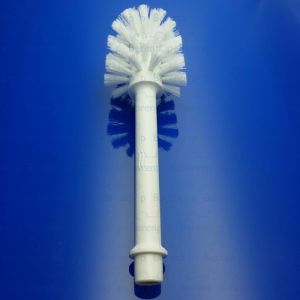 Inda RV114A002 borstelkop wit met halve steel voor toiletborstel