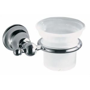 Inda Raffaella A32100DR21 bekerhouder gesatineerd glas/ goud