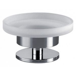 Inda Touch A4611ZCR21 soap holder satin glass/ chrome