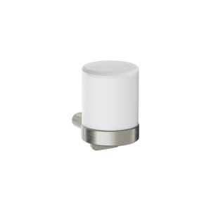 Inda Mito 2000 A20670AC21 Seifenspender satiniertes Glas gebürstetes Nickel