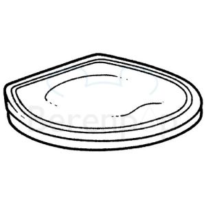 Keramag Romantik 572901 toiletzitting met deksel wit *niet meer leverbaar*