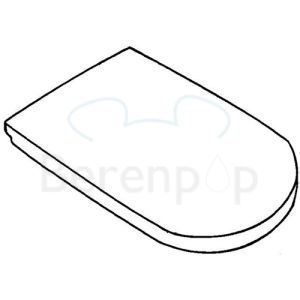 Keramag Vitelle 573640 toiletzitting met deksel wit *niet meer leverbaar*