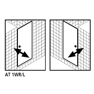 Kermi 2534046 spatwaterdichting 1 x 98,5cm - 8mm