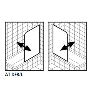 Kermi 2534104 spatwaterdichting 1 x 98,5cm - 6mm