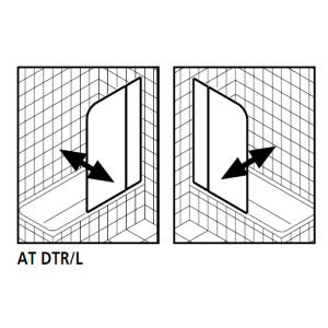 Kermi 2534104 spatwaterdichting 1 x 98,5cm - 6mm