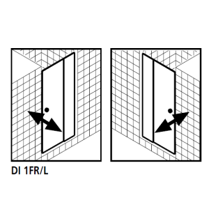 Kermi 2534114 splash seal 1 x 98.5cm - 6mm