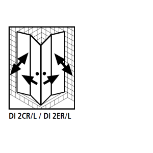 Kermi 2534110 set spatwaterdichtingen 4 x 98,5cm - 6mm