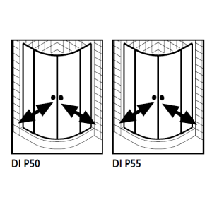 Kermi 2534116 set gebogen spatwaterdichtingen 6mm
