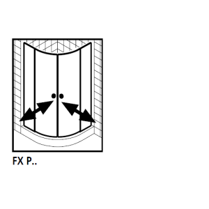 Kermi 2534056 set gebogen spatwaterdichtingen 6mm
