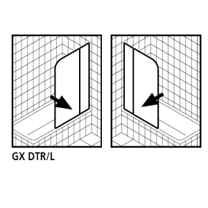 Kermi 2534104 spatwaterdichting 1 x 98,5cm - 6mm