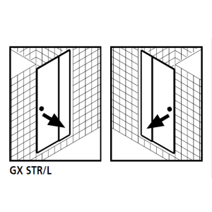 Kermi 2534060 splash seal 1 x 98.5cm - 6mm