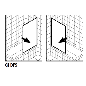 Kermi 2534104 spatwaterdichting 1 x 98,5cm - 6mm