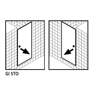 Kermi 2534060 splash seal 1 x 98.5cm - 6mm