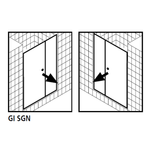 Kermi 2534060 splash seal 1 x 98.5cm - 6mm