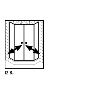 Kermi 2534045 set spatwaterdichtingen 2 x 55cm - 5mm