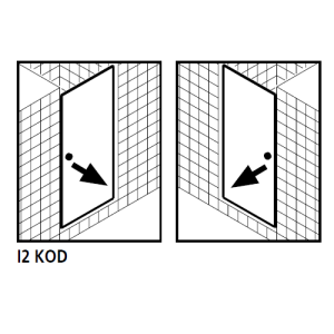 Kermi 2534102 spatwaterdichting 1 x 98,5cm - 5mm