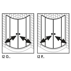 Kermi 2533576 reserve onderdelen lagers zilver matglans