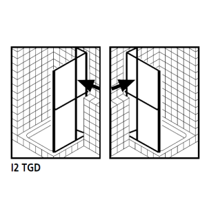Kermi 2534044 spatwaterdichting 1 x 98,5cm - 5mm