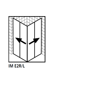 Kermi 2534805 set spatwaterdichtingen 2 x 100cm