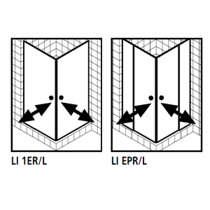 Kermi 2534981 set of splash guards 2 x 98.5cm - 5mm