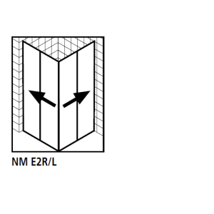 Kermi 2534805 set spatwaterdichtingen 2 x 100cm