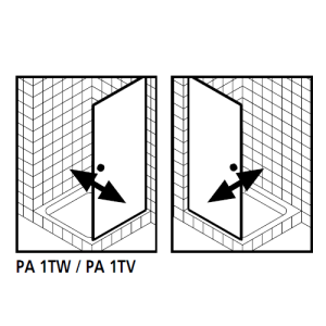Kermi 2534071 spatwaterdichting 1 x 98,5cm - 8mm