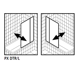 Kermi 2534046 spatwaterdichting 1 x 98,5cm - 8mm