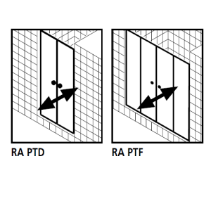 Kermi 2534083 set of splash guards 2 x 55cm - 6mm